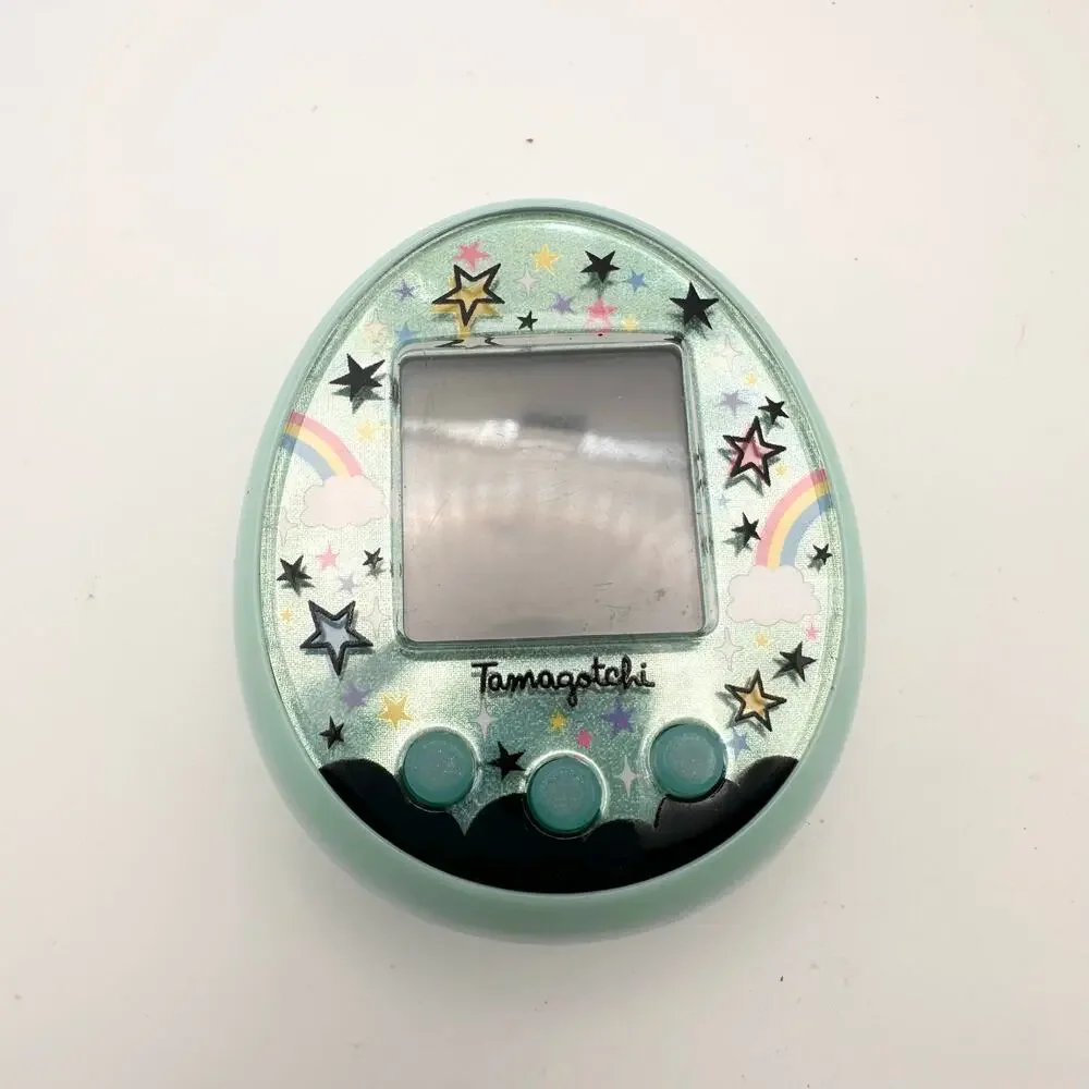 Bandai Tamagotchi On Magic Green Shell Rare English Release Working Tested Clean